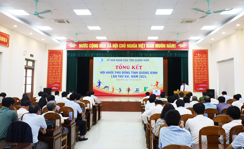 Toàn cảnh buổi lễ tổng kết HKPĐ lần thứ XVI.