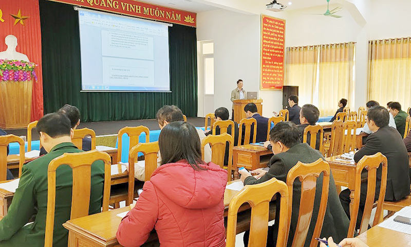 Đội ngũ tuyên truyền viên pháp luật ở cơ sở luôn được tập huấn nghiệp vụ, trong đó có nội dung liên quan đến pháp luật phòng, chống mua bán người.