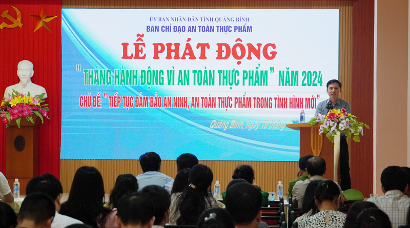 Đại diện các nhà sản xuất, kinh doanh thực phẩm phát biểu hưởng ứng “Tháng hành động vì an toàn thực phẩm”.