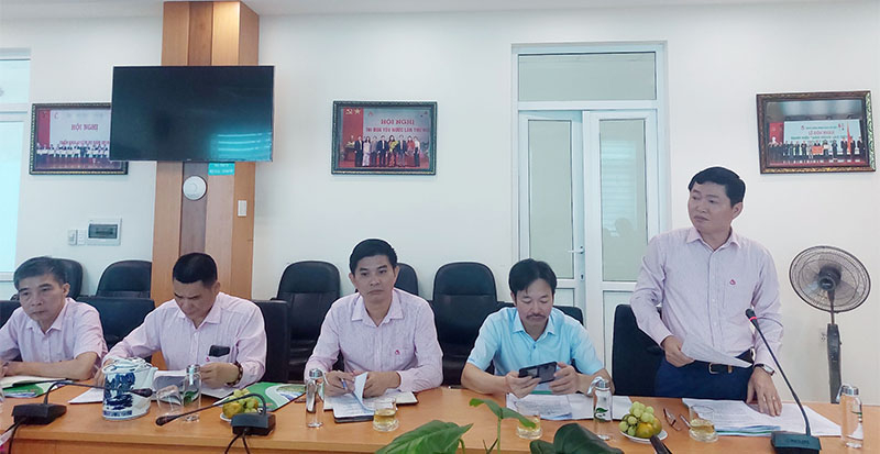 Lãnh đạo NHCSXH báo cáo kết quả hoạt động quý I
