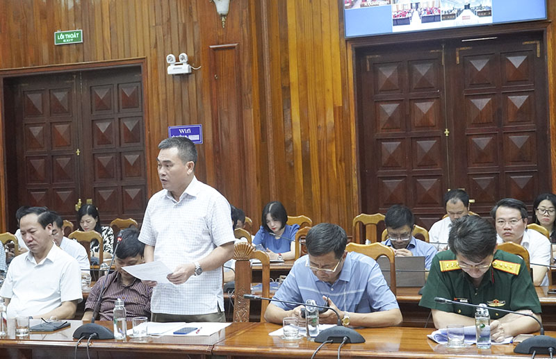 Đại diện lãnh đạo Sở Du lịch khái quát một số kết quả nổi bật về công tác CĐS của toàn ngành