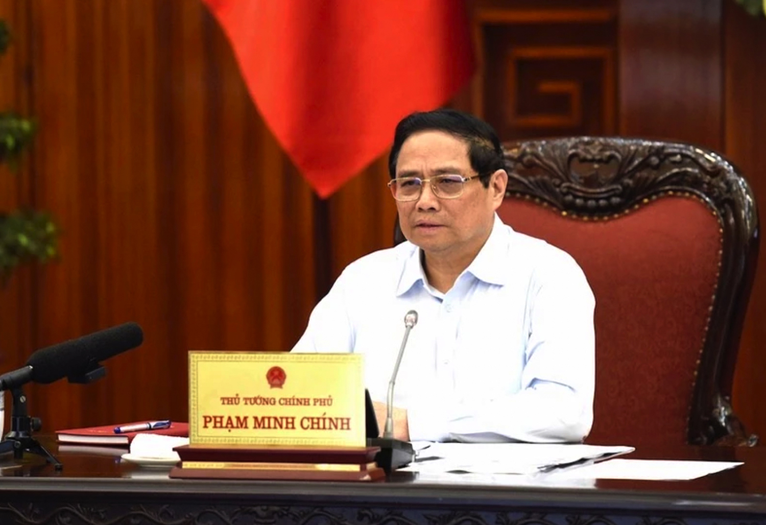 Thủ tướng Phạm Minh Chính phát biểu chỉ đạo hội nghị.