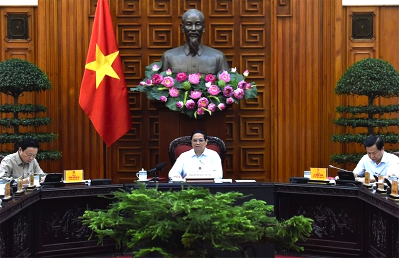 Thủ tướng Phạm Minh Chính phát biểu chỉ đạo hội nghị.