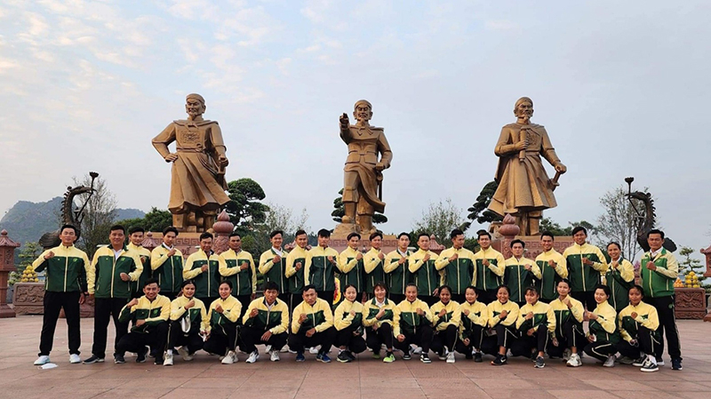 Đội hình tham gia thi đấu của đoàn TP. Hồ Chí Minh.
