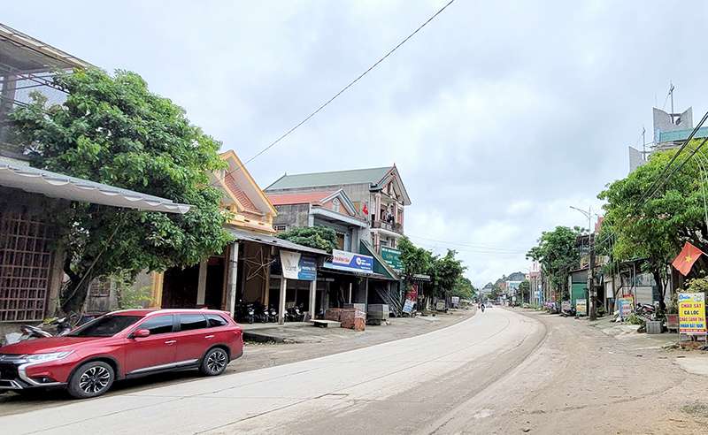 Một góc xã Tiến Hóa (Tuyên Hóa).