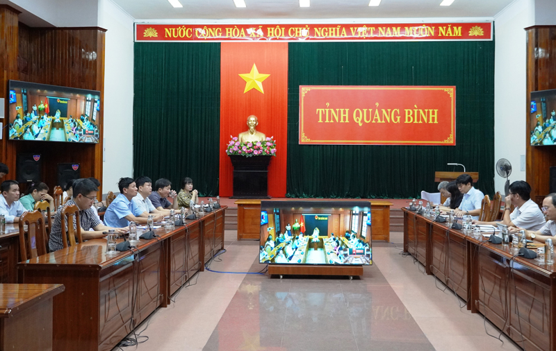 Quang cảnh hội thảo tại điểm cầu Quảng Bình