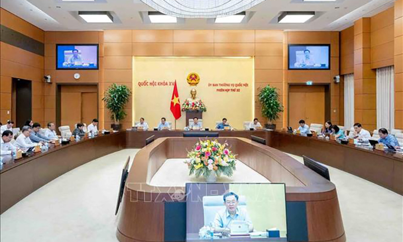 Tổng Thư ký Quốc hội, Chủ nhiệm Văn phòng Quốc hội Bùi Văn Cường phát biểu. Ảnh: An Đăng/TTXVN