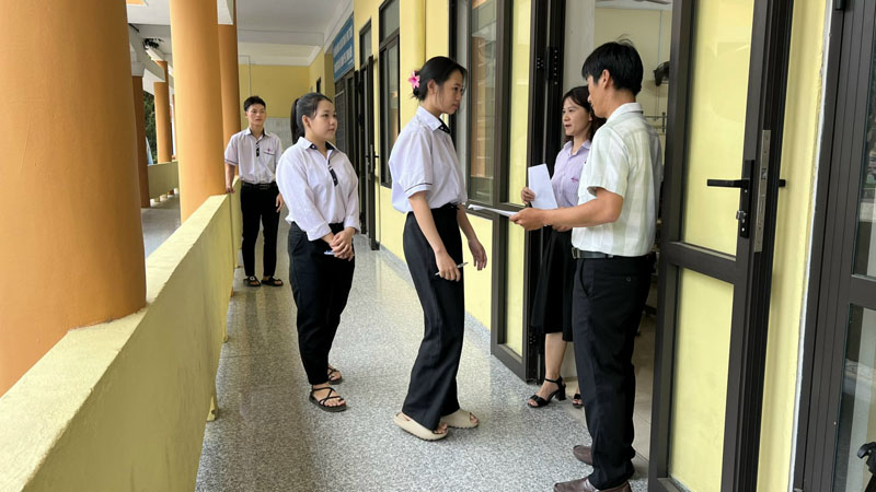 Kỳ thi được tổ chức nghiêm túc, chặt chẽ tại các điểm thi