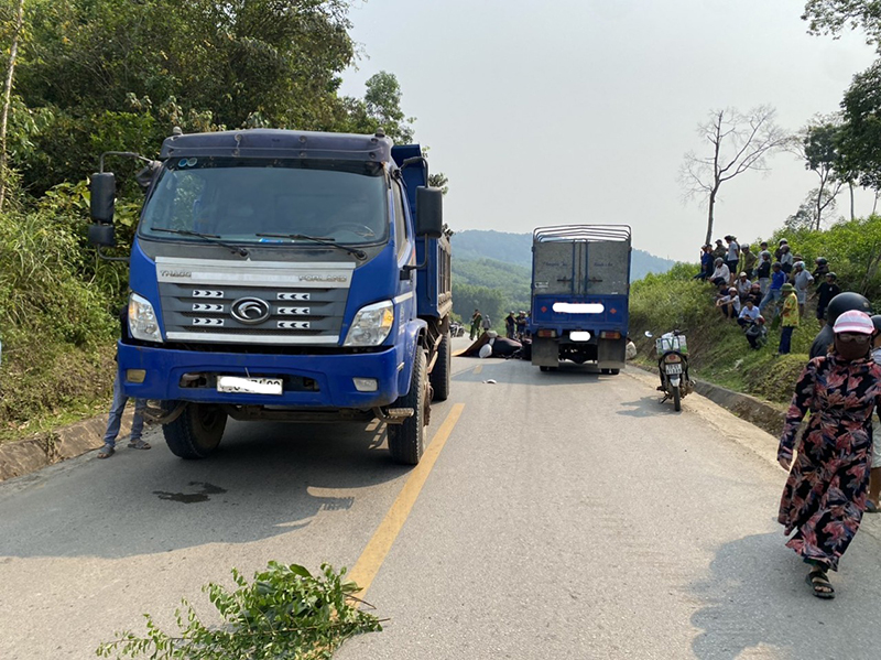 Một vụ tai nạn giao thông do lấn làn, vượt ẩu.