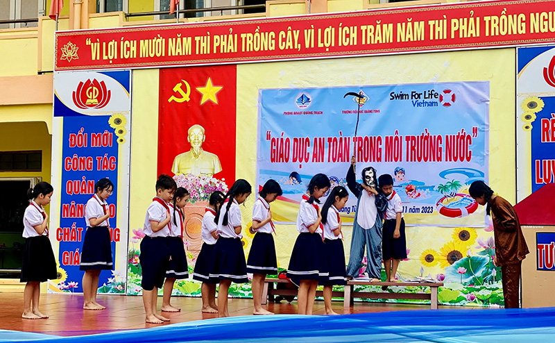 Tuyên truyền về phòng, chống đuối nước cho học sinh là việc làm hết sức cần thiết nhằm góp phần hạn chế tai nạn đuối nước.