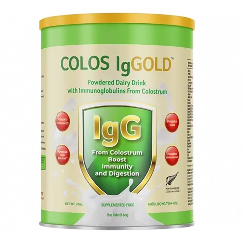 Sữa non Colos Iggold bao gồm những thành phần vô cùng lành tính và chất lượng