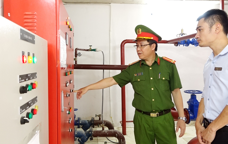 Kiểm tra công tác PCCC-CNCH tại các cơ sở lưu trú.