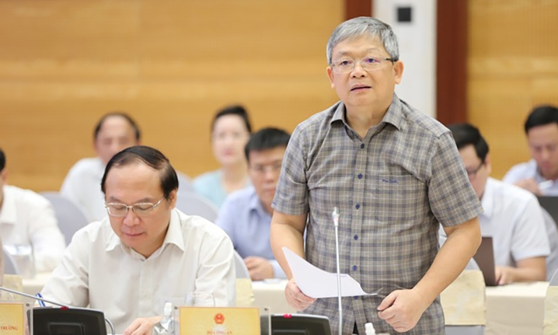Thiếu tướng Hoàng Anh Tuyên, Phó chánh văn phòng Bộ Công an, thông tin về diễn biến điều tra các vụ án xảy ra tại Tập đoàn Thuận An Group và Tập đoàn Phúc Sơn.