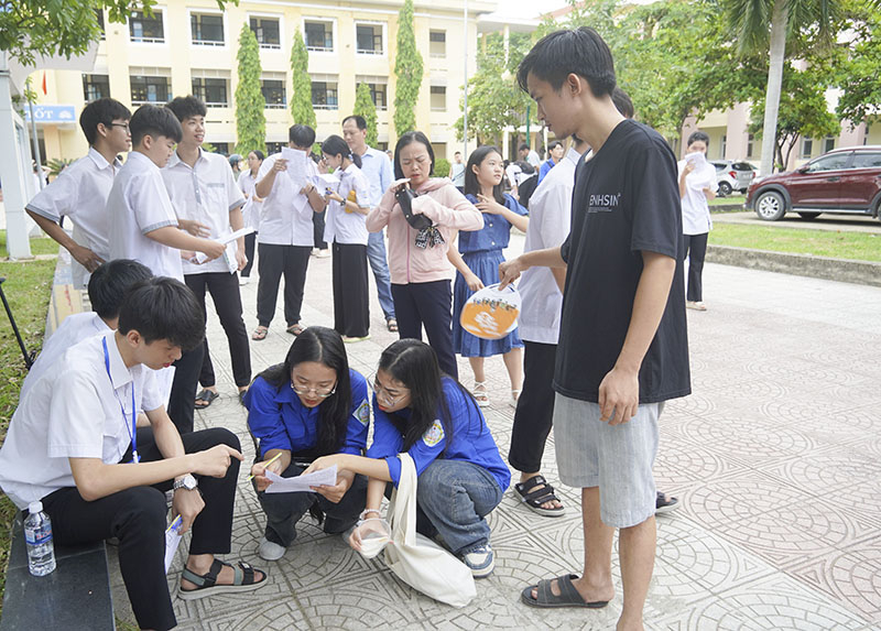 Theo nhiều thí sinh, đề thi năm nay sát chương trình học và có tính gợi mở