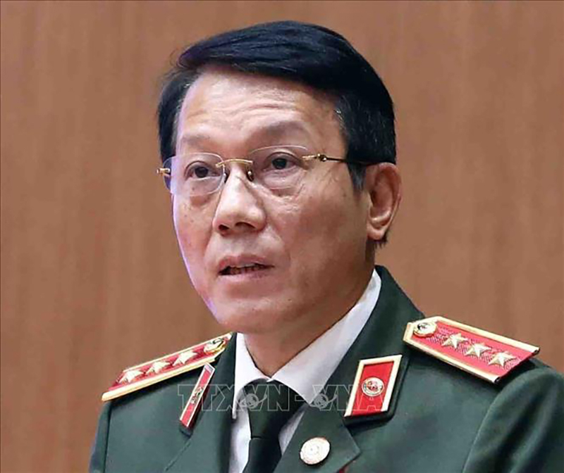 Thượng tướng Lương Tam Quang, Ủy viên Trung ương Đảng, Bộ trưởng Bộ Công an. Ảnh: TTXVN
