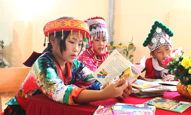 Nhà nước Việt Nam luôn đảm bảo quyền được chăm sóc, vui chơi, học hành của trẻ em. Ảnh: Bích Nguyên