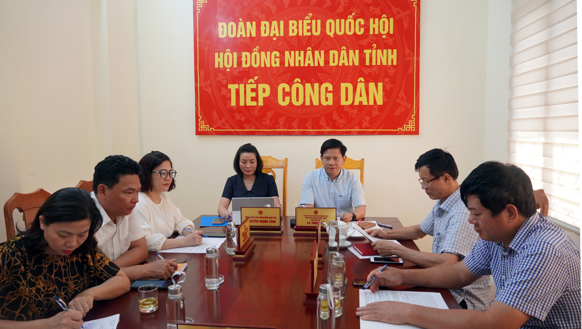 Lãnh đạo Đoàn ĐBQH và HĐND tỉnh tham gia phiên tiếp công dân