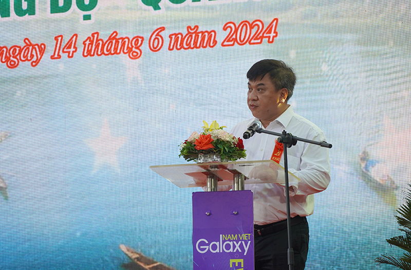 Phó Cục trưởng Cục XTTM Lê Hoàng Tài khẳng định: Hội chợ Công thương khu vực Bắc Trung bộ-Quảng Bình 2024 là hoạt động quan trọng thuộc Chương trình XTTM quốc gia năm 2024.