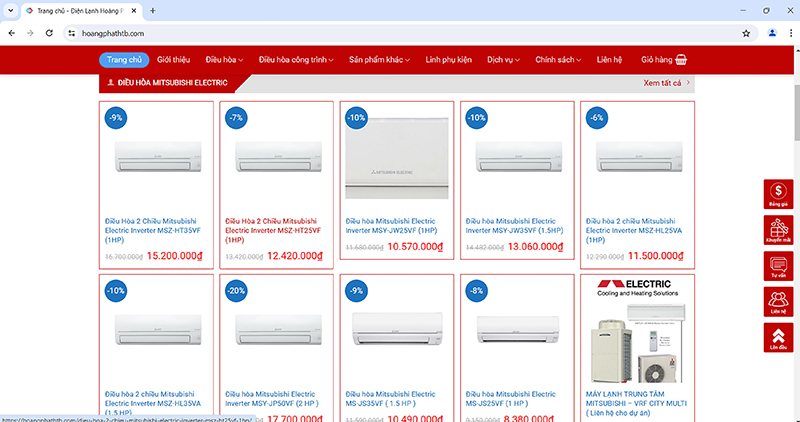 Công ty TNHH dịch vụ công nghệ kỹ thuật Hoàng Phát kinh doanh hàng hóa trên website khi chưa thực hiện thông báo với cơ quan nhà nước theo quy định.