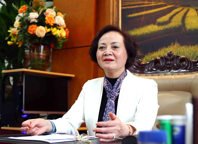 Bộ trưởng Bộ Nội vụ Phạm Thị Thanh Trà.