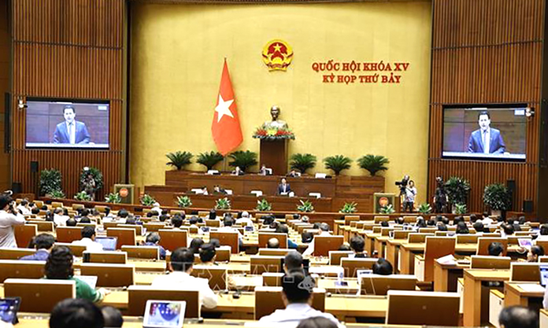 Quang cảnh phiên họp chiều 21/6. Ảnh: Doãn Tấn/TTXVN
