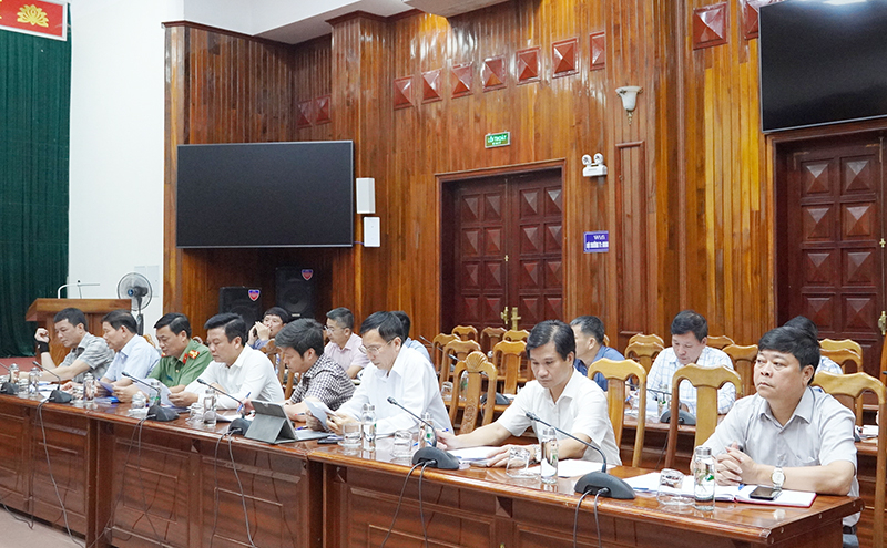 Các đại biểu dự cuộc họp.