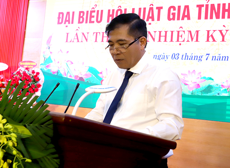 Đồng chí Đoàn Ngọc Lâm, Phó Chủ tịch Thường trực UBND tỉnh phát biểu chỉ đạo tại đại hội