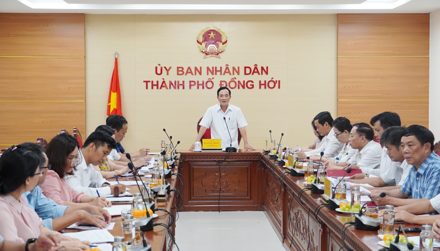 Sở VH-TT phối hợp với UBND TP.Đồng Hới tổ chức giao ban công tác văn hóa, gia đình và thể thao 6 tháng đầu năm 2024.