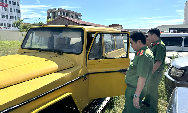 Phương tiện vi phạm hành chính bị tiêu hủy.