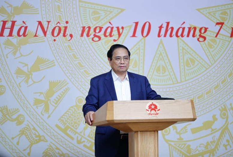 Thủ tướng Chính phủ Phạm Minh Chính phát biểu tại hội nghị. Ảnh: Baochinhphu.vn