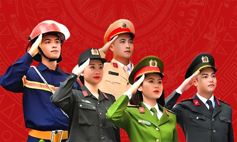 Lực lượng Công an nhân dân phấn đấu hoàn thành xuất sắc mọi nhiệm vụ chính trị được giao.