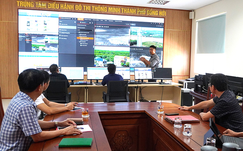 TP. Đồng Hới tập huấn nâng cấp phần mềm “Giám sát giao thông thông minh” và các hạng mục khác.
