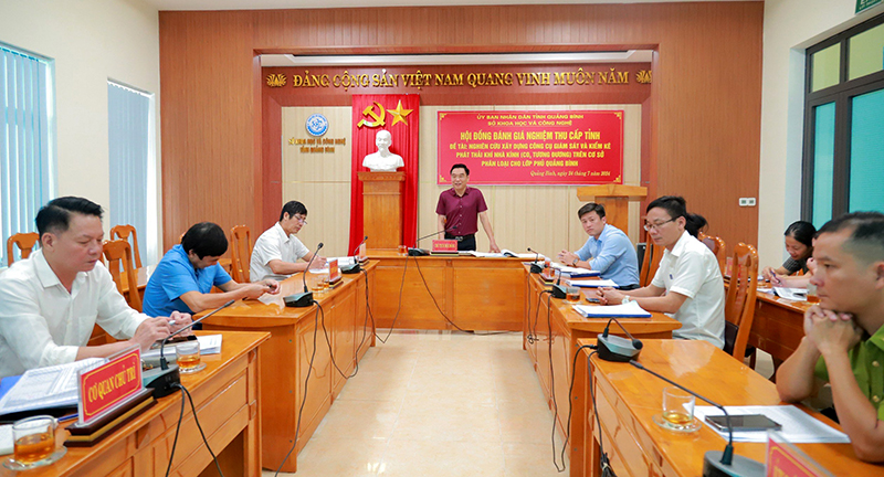 Hội đồng Khoa học nghiệm thu nhiệm vụ KH-CN cấp tỉnh đánh giá cao giá trị khoa học của nhiệm vụ nghiên cứu.