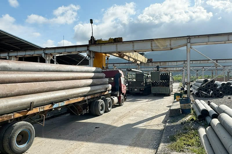 Sản phẩm của Công ty TNHH bê tông Phan Vũ Quảng Bình có thị trường tiêu thụ trong nước và nước ngoài.