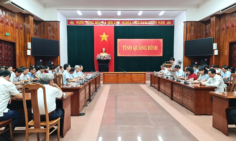 Bộ Nội vụ công bố quyết định thanh tra tại Quảng Bình.