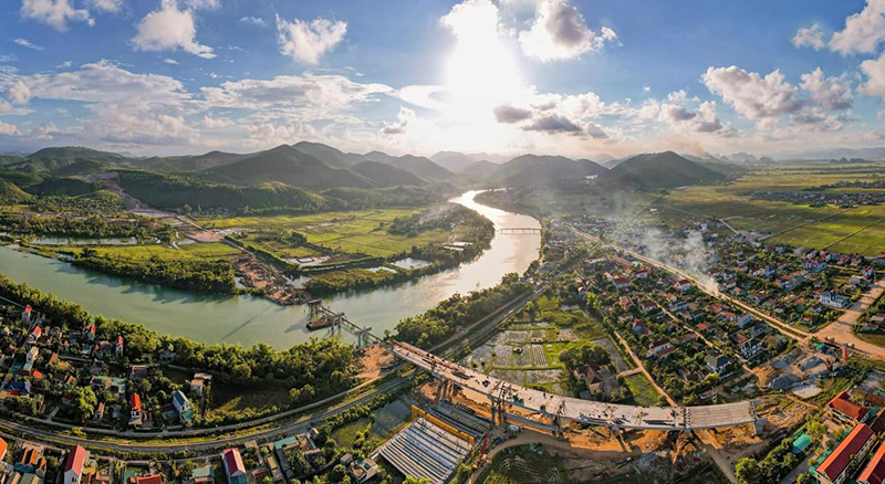 Làng Thọ Linh, xã Quảng Sơn (TX. Ba Đồn). Ảnh: Bùi Cường
