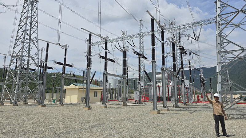 Trạm biến áp 500Kv Quảng Trạch sẵn sàng hòa lưới điện dự án đường dây tải điện 500KV-mạch 3.