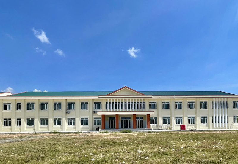 Công trình Trung tâm Y tế huyện Quảng Trạch đã hoàn thành 100% khối lượng thi công, chủ đầu tư đang đôn đốc nhà thầu thực hiện các thủ tục để giải ngân.