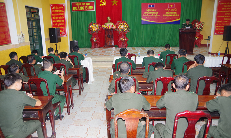 Quang cảnh lớp tập huấn.