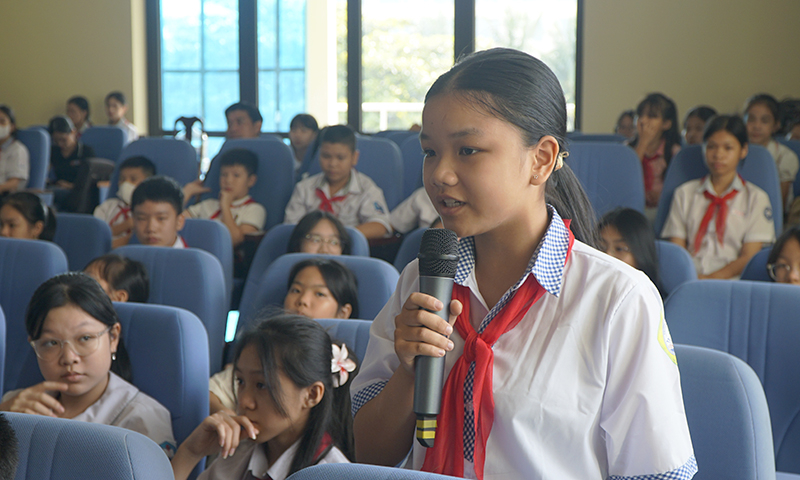 Nhiều ý kiến, nguyện vọng của trẻ em đã được chia sẻ, thảo luận tại hội nghị.