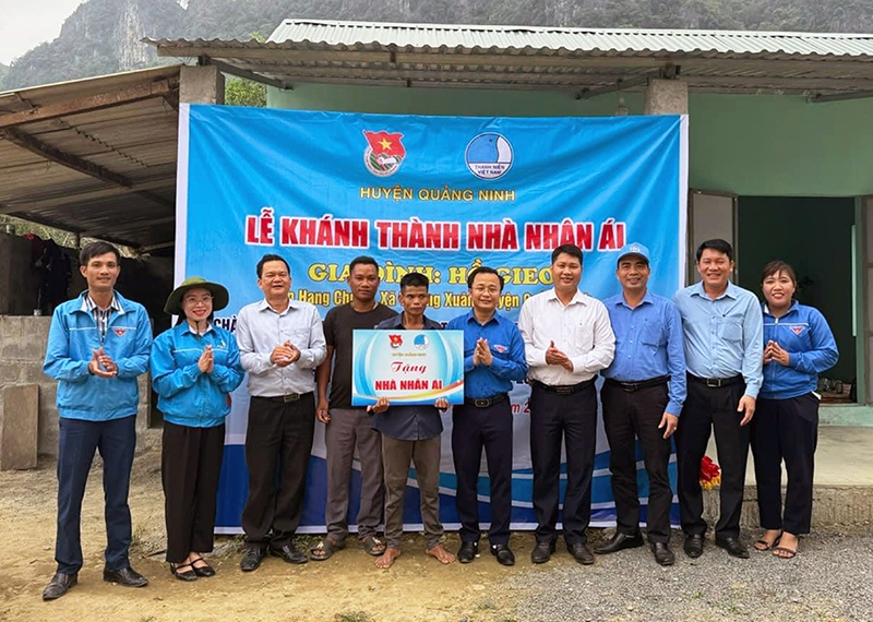Hoạt động an sinh xã hội luôn được các cấp bộ đoàn, hội của huyện Quảng Ninh quan tâm thực hiện.