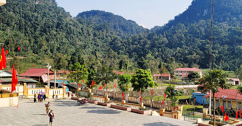 Bản Km39, nơi định cư của người A Rem xã Tân Trạch (Bố Trạch).