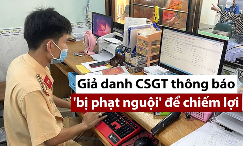 Thời gian qua, nhiều người dân bị một số đối tượng lừa đảo, giả danh Cảnh sát giao thông gửi thông báo kết quả phạt nguội. Do không nắm rõ quy trình xử lý của lực lượng chức năng, nhiều người đã sập bẫy lừa đảo và bị mất tiền.