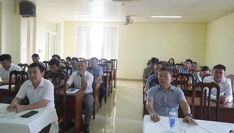 Đại biểu tham dự lớp tập huấn
