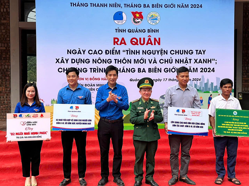 Ban Thư ký Hội LHTN Việt Nam tỉnh triển khai Đề án “Đoàn thanh niên tham gia xây dựng khu dân cư nông thôn mới ở vùng đồng bào dân tộc thiểu số Bản K-Ai, xã Dân Hóa, huyện Minh Hóa giai đoạn 2021 - 2025” với tổng giá trị trên 3,7 tỷ đồng.