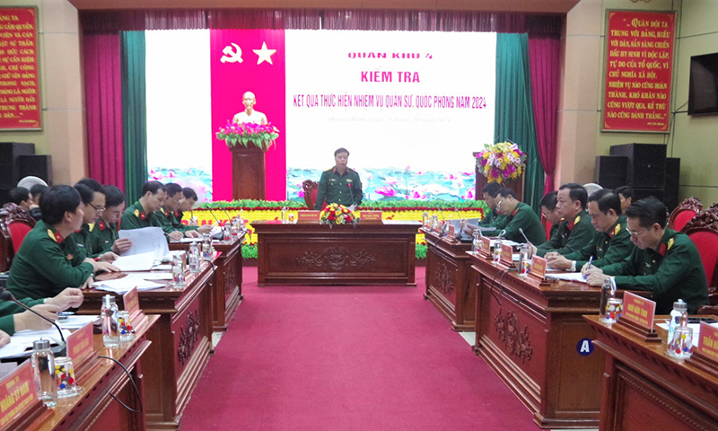 Quán triệt kế hoạch, mục đích, yêu cầu kiểm tra tại cơ quan Bộ Chỉ huy Quân sự tỉnh.