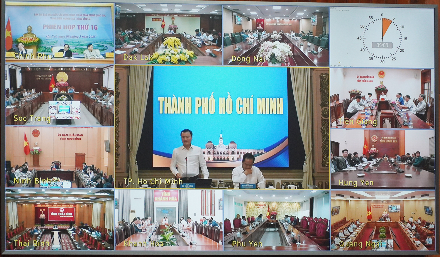 Quang cảnh hội nghị tại các điểm cầu trên cả nước.