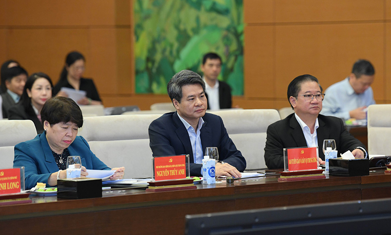 Các đại biểu tham dự phiên họp.