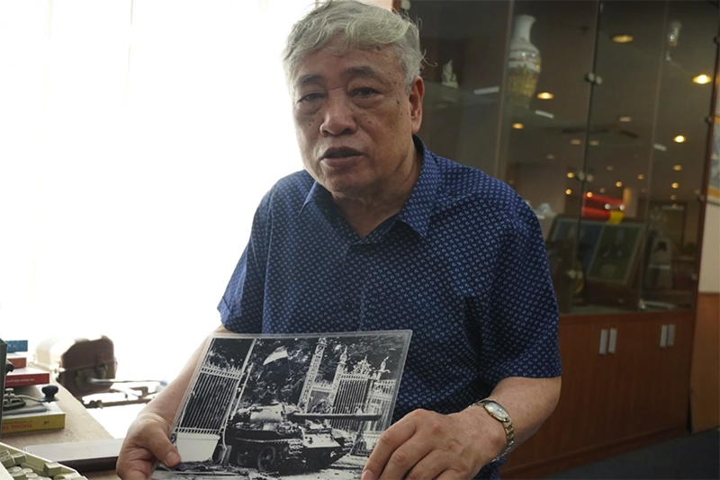 Nhà báo Trần Mai Hưởng.