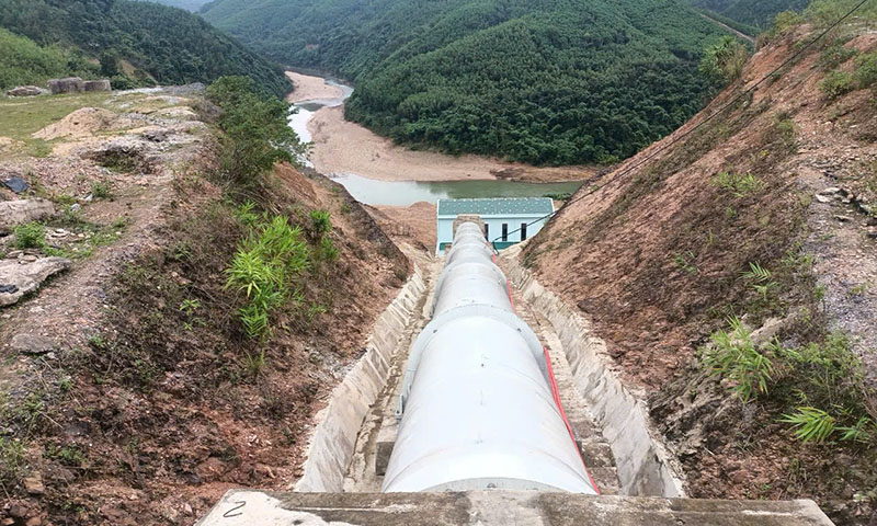  Dự án Thủy điện La Trọng (xã Trọng Hóa, Minh Hóa) đã xây dựng, lắp đặt hoàn thành các hạng mục chính.